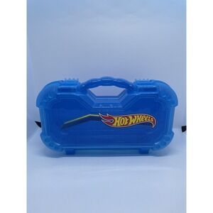 HOT WHEELS Smart Box Car Case Blue Small Hand‎ Held Carrying Case